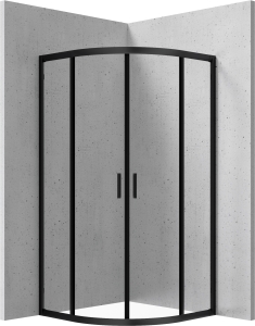 Kabina prysznicowa półokrągła 90x90 cm Deante Funkia KYP N51K