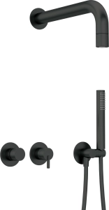 Zestaw prysznicowy podtynkowy z główką prysznicową - z baterią poziomą Deante Silia NQS N0XK