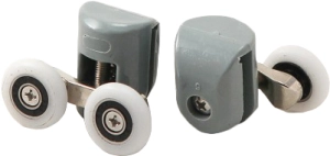 Rolki górne podwójne do szyb 5 mm - FI 23 mm Deante  XKCF2RU04