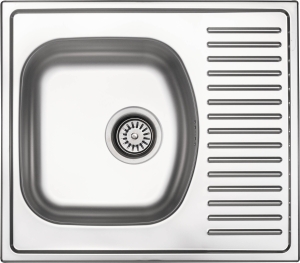 Zlewozmywak stalowy 1-komorowy z ociekaczem Deante Techno ZMU 0113