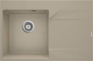 Zlewozmywak granitowy 1-komorowy z ociekaczem - prawy Deante Evora ZQJ 711P