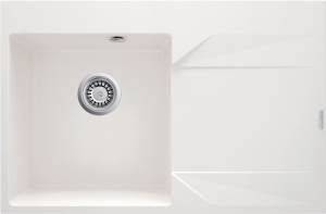 Zlewozmywak granitowy 1-komorowy z ociekaczem - prawy Deante Evora ZQJ A11P