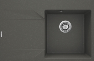 Zlewozmywak granitowy 1-komorowy z ociekaczem - lewy Deante Evora ZQJ T11L