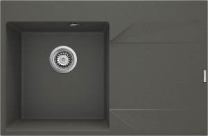 Zlewozmywak granitowy 1-komorowy z ociekaczem - prawy Deante Evora ZQJ T11P