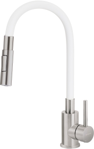 Bateria kuchenna z giętą wylewką - 2 rodzaje strumienia Deante Luno BOC W740