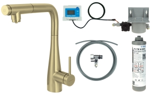 Bateria kuchenna z zestawem do filtracji wody
 z wyciąganą wylewką Deante Eridan BREFR75M