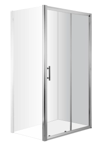 Drzwi prysznicowe wnękowe 120 cm - przesuwne Deante Cynia KTC 012P