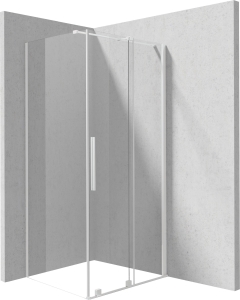 Kabina prysznicowa prostokątna 100x80 cm Deante Prizma KPNAP10S08
