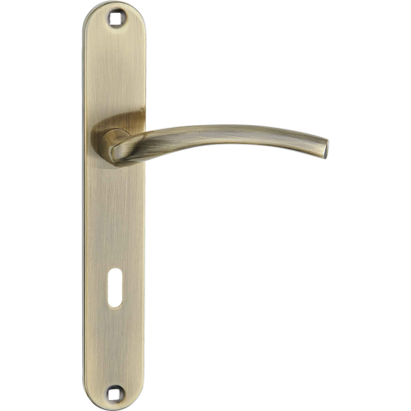 AGRA klamka na szyldzie długim na klucz KAG 411A