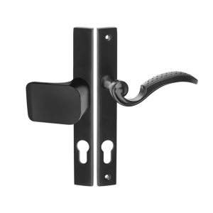 BARON klamko-gałka na szyldzie długim na wkładkę