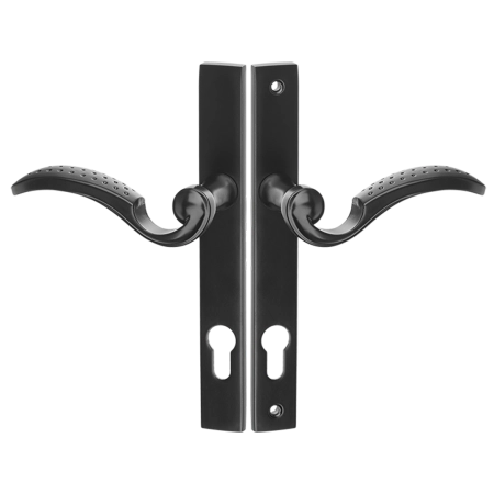 BARON klamka na szyldzie długim na wkładkę