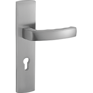 AURIS klamka zewnętrzna na szyldzie długim na wkładkę