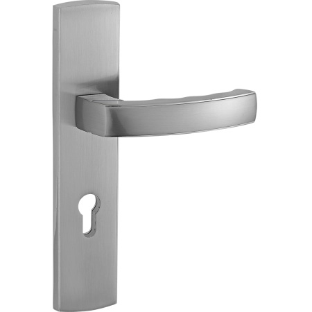 AURIS klamka zewnętrzna na szyldzie długim na wkładkę