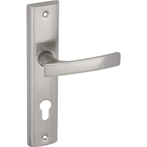 AURA klamka na szyldzie długim na wkładkę