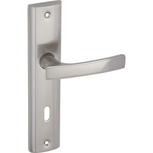 AURA klamka na szyldzie długim na klucz KSA 311A