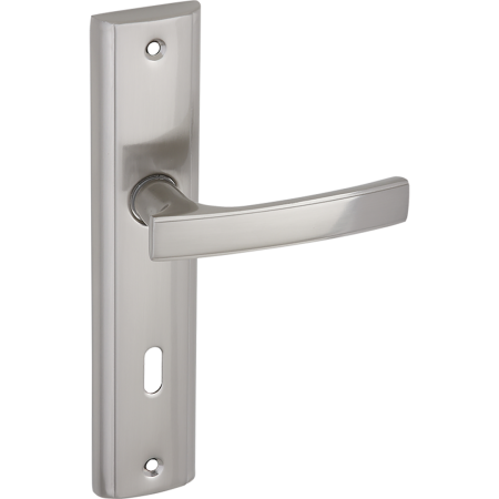 AURA klamka na szyldzie długim na klucz