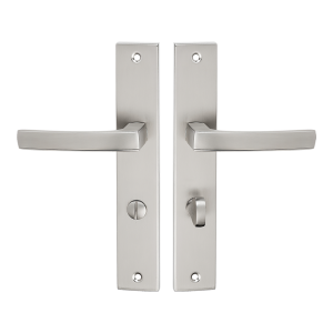 ASTER klamka na szyldzie długim WC