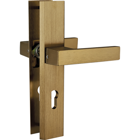 FLOKO klamka zewnętrzna na szyldzie długim na wkładkę