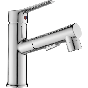 FONTE bateria umywalkowa stojąca z wyciąganą wylewką