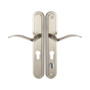 IRMA klamka zewnętrzna - lewa na szyldzie długim na wkładkę KZI_312L