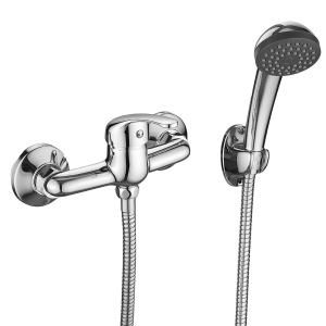 PEDRO bateria natryskowa ścienna z zestawem natryskowym BQE_041D