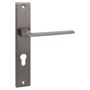 ZAMBIA klamka na szyldzie długim na wkładkę KAB_512A