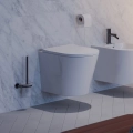 MODERN PROJECT szczotka toaletowa wisząca, antracyt szczotkowany