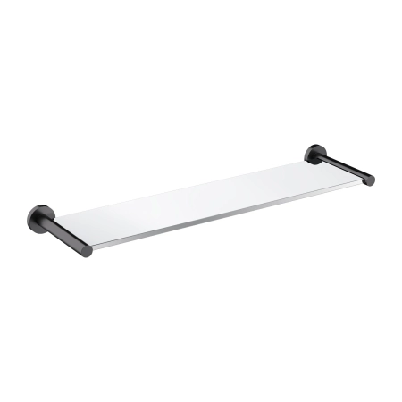 MODERN PROJECT półka szklana, antracyt szczotkowany