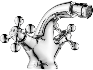 STILO bateria bidetowa stojąca z korkiem BKI_032D