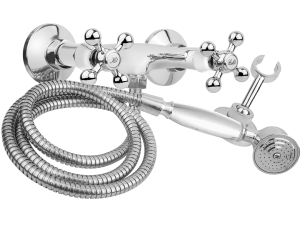 STILO bateria natryskowa ścienna z zestawem natryskowym BKI_041D