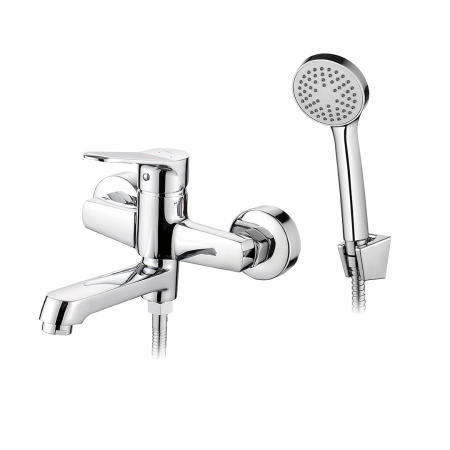 ATEZ bateria wannowa ścienna z zestawem natryskowym BTK_726D