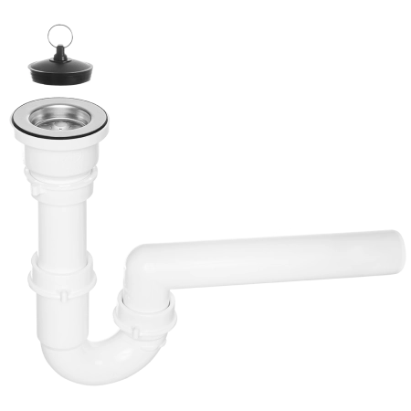 Syfon 2" bez przelewu do zlewozmywaka 1-komorowego OKS_B11T