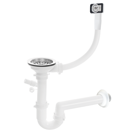 Syfon 3,5" z przelewem do zlewozmywaka 1-komorowego OKS_B23T