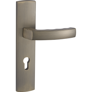 AURIS klamka zewnętrzna na szyldzie długim na wkładkę KZA_4M2A