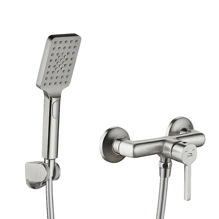 Alita - bateria natryskowa ścienna z zestawem natryskowym BVA_041D