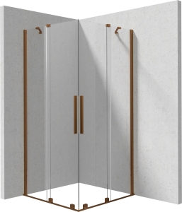 Kabina prysznicowa kwadratowa 90x90 cm Deante Prizma KPNCP09P09