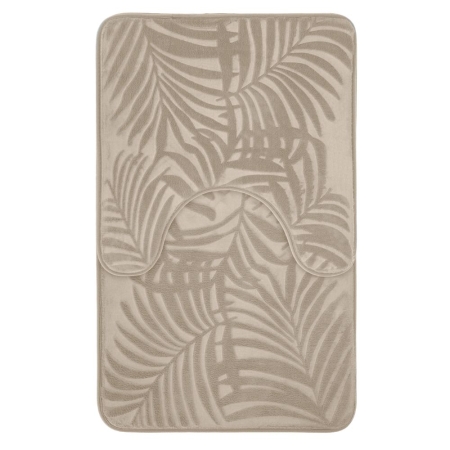 Komplet dywaników łazienkowych FLORYDA 50x8050x50cm 2 elementy 29360 beżowy nowy.jpg