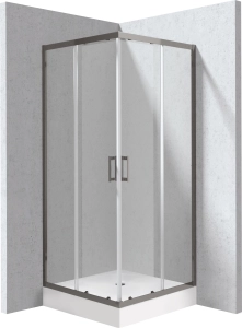 Kabina prysznicowa z brodzikiem kwadratowa 90x90 cm Deante Funkia Evo KYCZD099P