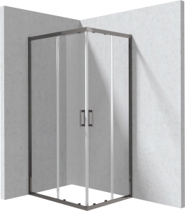 Kabina prysznicowa kwadratowa 100x80 cm Deante Funkia Evo KYC D018P