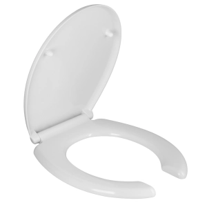 Deska sedesowa dla niepełnosprawnych AWD02182146 wolnoopadająca Cumbia z wycięciem duroplast